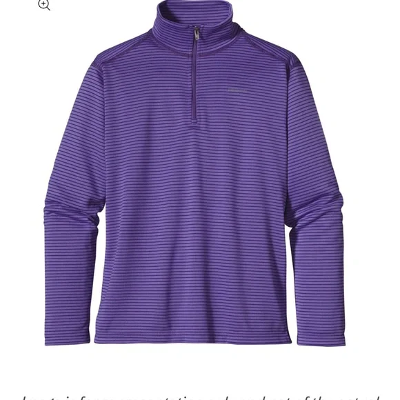 Patagonia Kids Capilene mid-weight zip neck sz M
