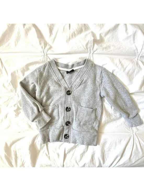 Little Bipsy Light Gray Cardigan