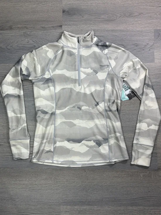 DSG Girls Camo Cold‎ Weather Compression 1/4 Zip - size Large 14 NWT