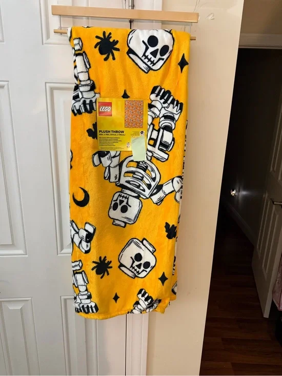 Lego Halloween Plush Throw Blanket
