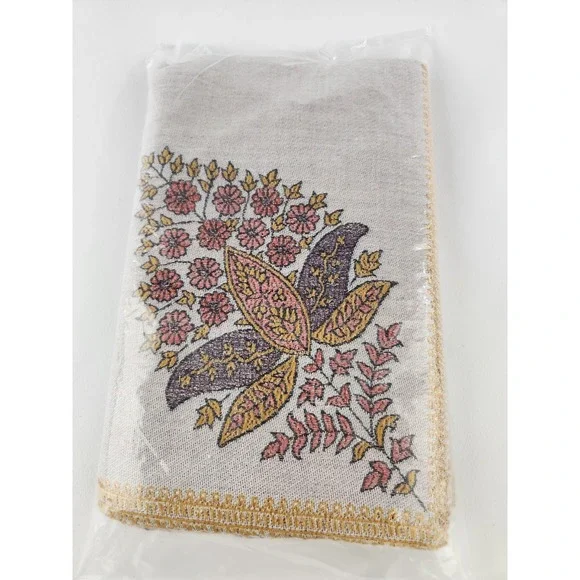 SEALED Air India Blanket Sozni embroidery Jammu/Kashmir Star Alliance Airlines