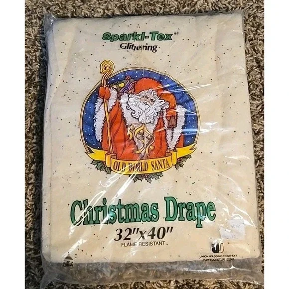 NEW Vintage Sparkle Christmas Drape Sparkle 32
