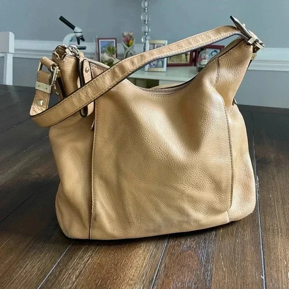 Michael Kors leather hobo bag