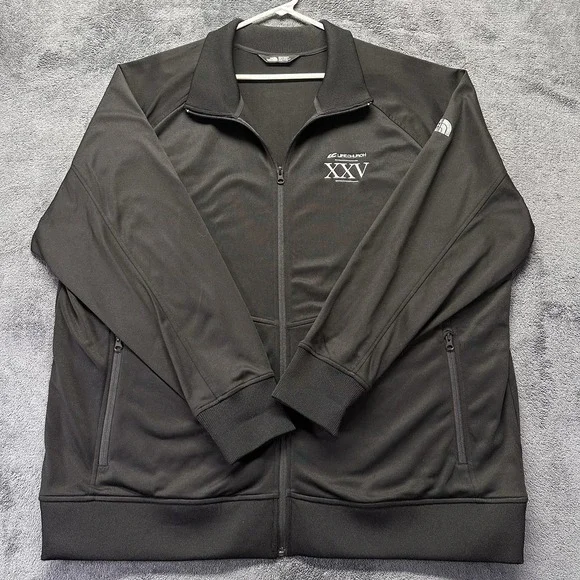 The North Face Skyline Jacket Mens 3XL Black Full Zip Fleece Hiking Stretch