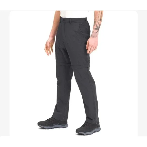 The North Face Mens Paramount Convertible Hiking Cargo Pants Grey Medium