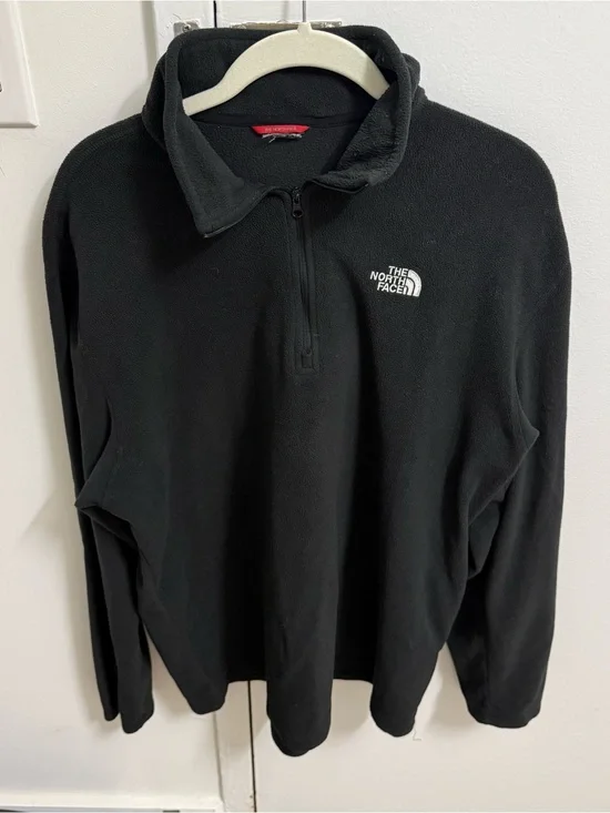 The North Face Black Half-Zip Fleece Pullover