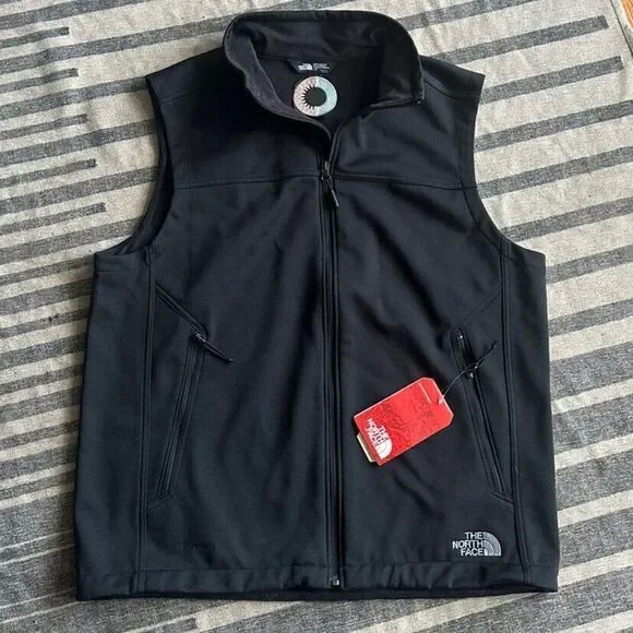 NEW The North Face Wind wall Ridge line soft shell vest. EMBROIDERED