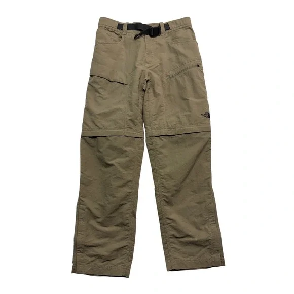 The North Face Small Short 30/32x28 Tan Zip Off Convertible Pants Shorts Hiking