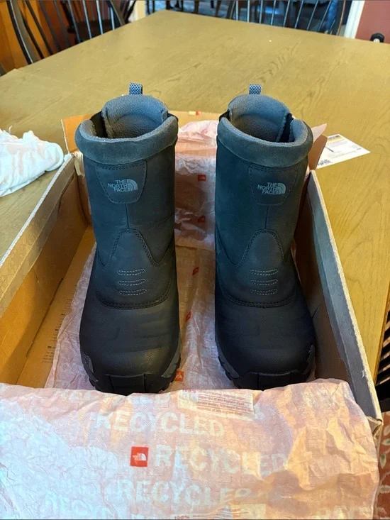 The North Face Black Waterproof Winter Boots