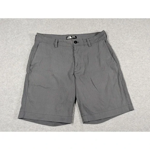 The North Face Men Shorts 32x8 Rockaway Quick Dry Trail Hiking Striped Nylon‎