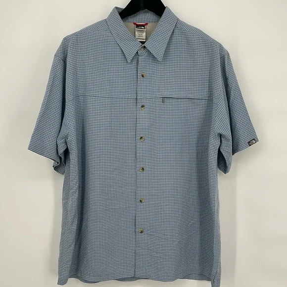 The North Face Shirt Large Hiking Camping‎ Outdoors Lightweight XL Zip Pocket