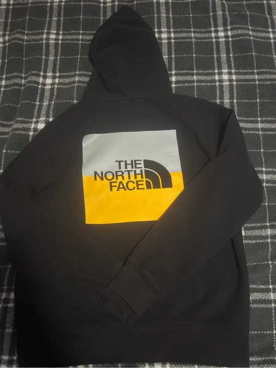 The North Face Black Hoodie with White Logo Tag Size Small