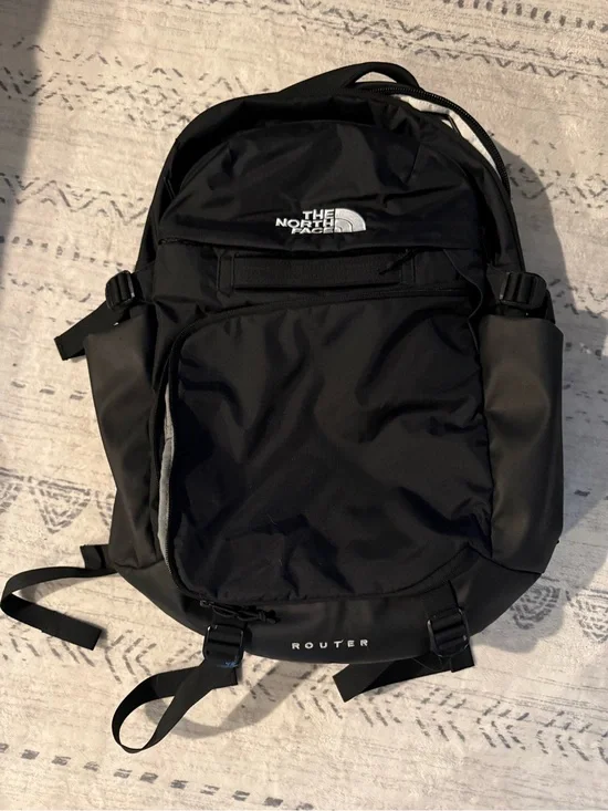 The North Face Black Router Backpack for Men
