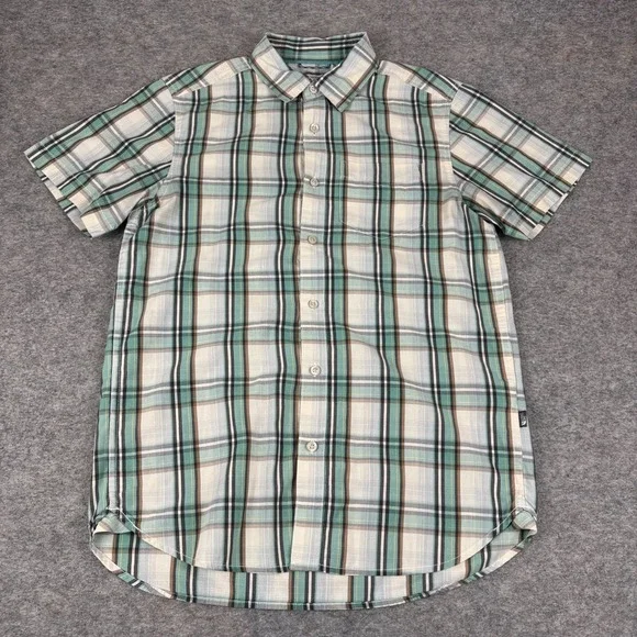 The North Face Hammets Button Up Shirt Plaid Pocket Mens Small S
