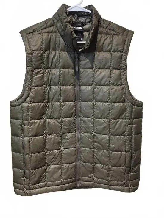The North Face Men’s ThermoBall Eco Vest Olive Green Medium Insulated