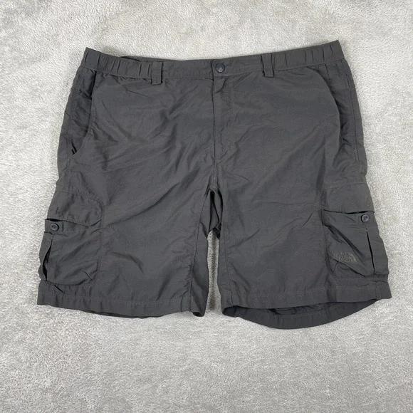 The North Face Horizon Cargo Shorts Mens XL Gray Hiking Outdoor Gorpcore Nylon