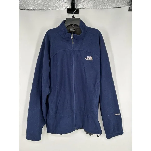 The North Face Windwall Fleece Full Zip Up Jacket Adjustable Waistband Mens XL‎
