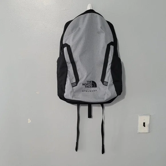 The North Face Stalwart Laptop Backpack Grey Black FlexVent Bag