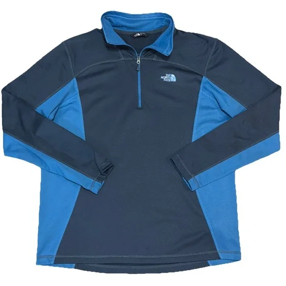 North Face  Sweater Mens Large Outdoor Quarter‎ Zip Fleece Pullover