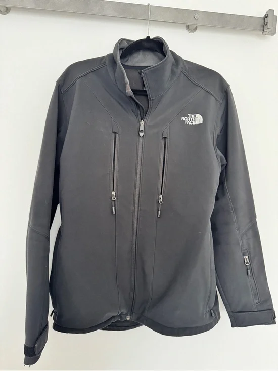 The North Face Men's black Fleece Jacket with Black Trim