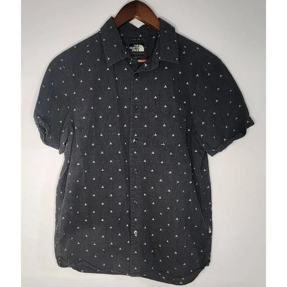 MENS NORTH FACE CASUAL BUTTON DOWN SHIRT‎ SIZE M