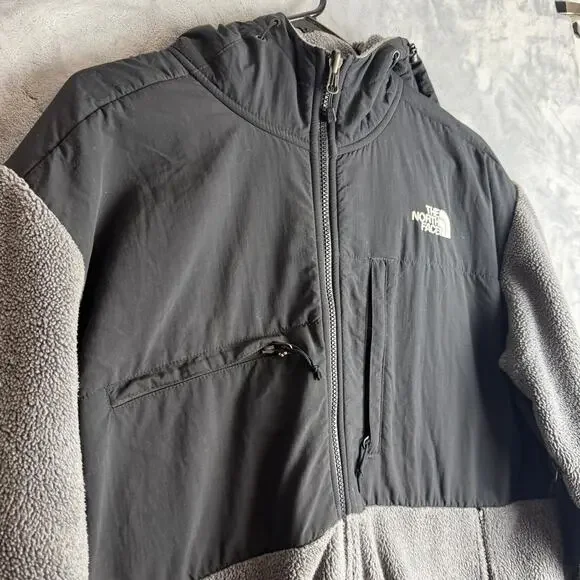 The North Face Denali Hoody Men's Large Gray Fleece Full‎ Zip Jacket