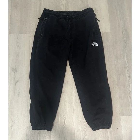 The North Face Men's Heavyweight Box Fleece Sweatpants Black L