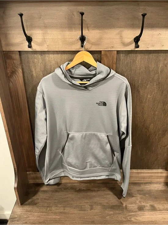 The North Face Light Gray Pullover Hoodie