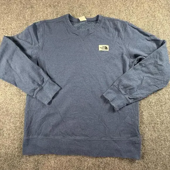 The North Face Men's Crewneck Sweatshirt Medium Blue‎ #1358