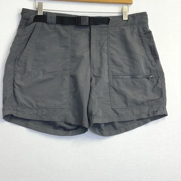 The North Face Flash Dry NF0A3T2L Class V Belted Shorts Gray Men's 33