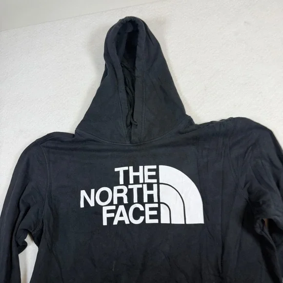The North Face Mens Black Logo Pullover Hoodie Sweatshirt Large NF0A3FR1