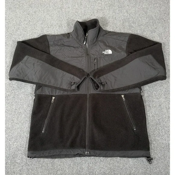 Vintage The North Face Denali Jacket Mens Medium Black Polartec Fleece Full Zip