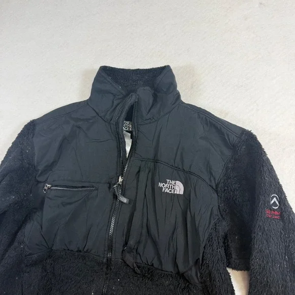 The North Face Summit Series Denali Fleece Jacket Mens Small Black Full Zip 8136