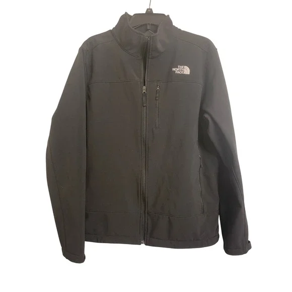 The North Face Apex Bionic Softshell Jacket Large Black Outdoor Hiking Zip