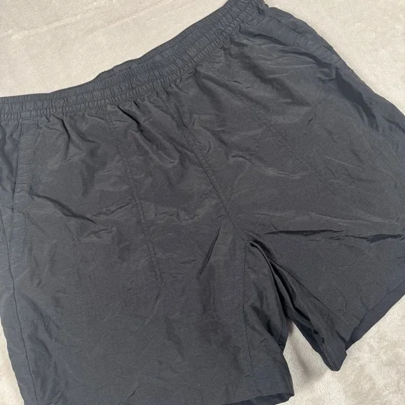 The North Face Shorts Mens Large Black Nylon Elastic Waist Athletic Hiking