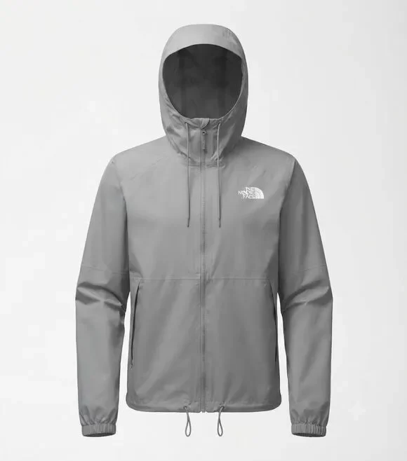 The North Face Antora Hooded Rain Jacket Meld Grey XL