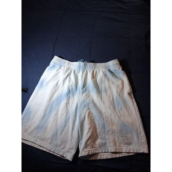 The‎ North Face Men's Tie Dye Shorts Size XL Drawstring Stretch Cloud Print