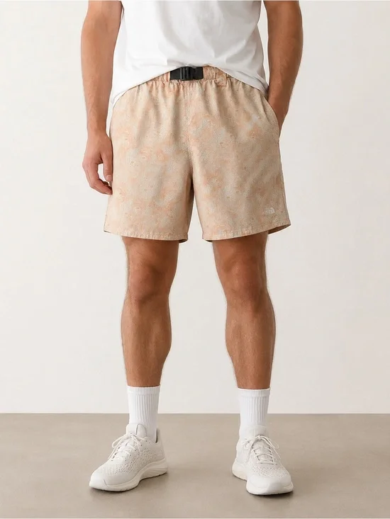 The North Face Topographic Print Trail Shorts Men’s Medium Hiking Gorpcore M