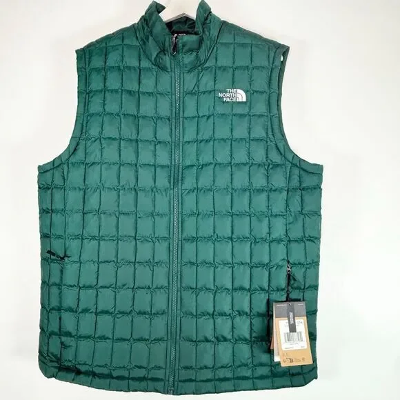 The North Face Men’s Thermal Insulation Vest in Deep Nori/Siren Green Puffer US