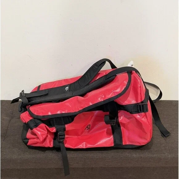 The North Face Small Base Camp Duffel 50L Carry-On Friendly Red/Black - NEW Read