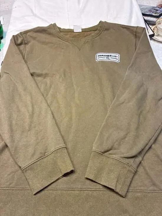 The North Face Coaches Rep Olive Green Crewneck Sweatshirt