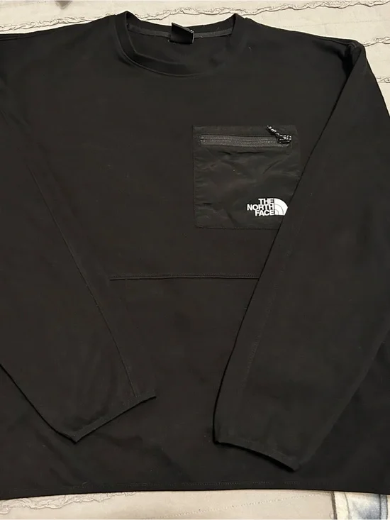 The North Face Black Chest Pocket Pullover