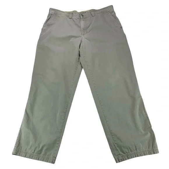 The North Face Men 40x30 Khaki Tan Utility Hiking‎ Pants Outdoor Cotton Pants