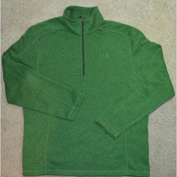 The‎ North Face TNF A7RF Green 1/4 Zip Pull Over Jacket Men's Size Large
