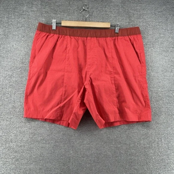 The‎ North Face Board Shorts Men Size XXL Red Beach Summer