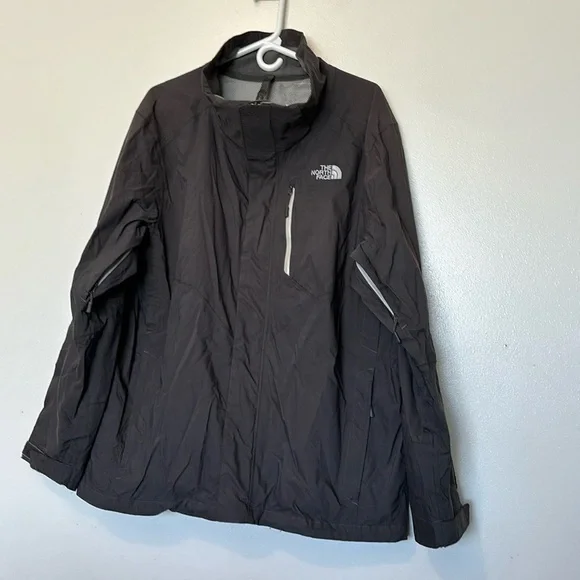 The North face slate grey HY Vent soft shelled lined multi pocket jacket Xl