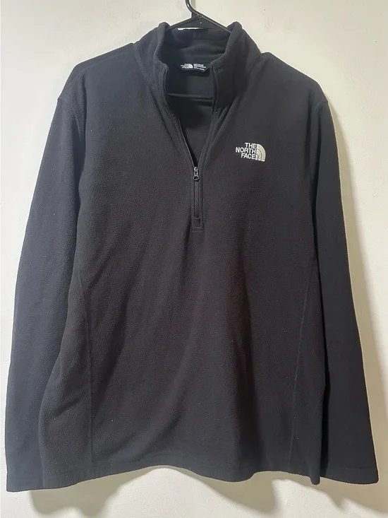 The North Face Black Half-Zip Fleece Pullover
