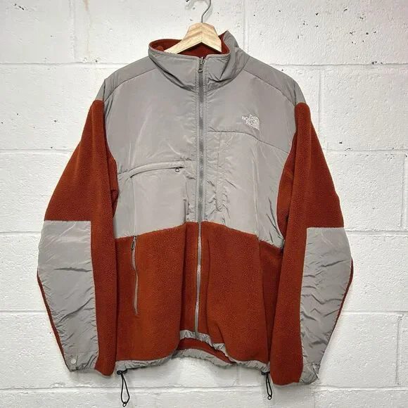 The North Face Denali Jacket “Rust Orange/Grey