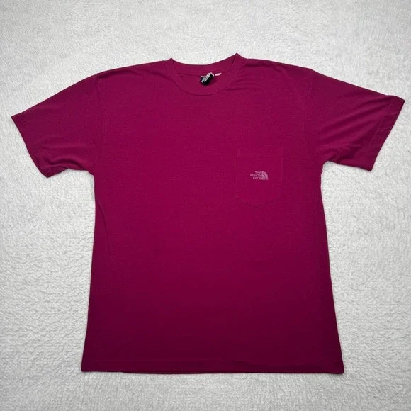 Vintage 90s‎ The North Face T-Shirt Chest Pocket Embroidered Logo Men's Size L