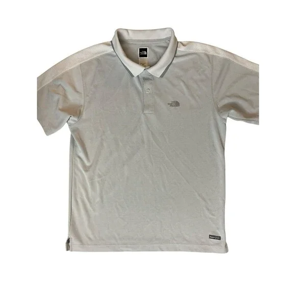 The North‎ Face Men’s Polo Shirt M VaporWick Gray Performance Golf Hiking Top